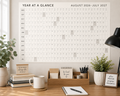 Academic Wall Calendar ( EDITABLE DIGITAL DOWNLOAD)